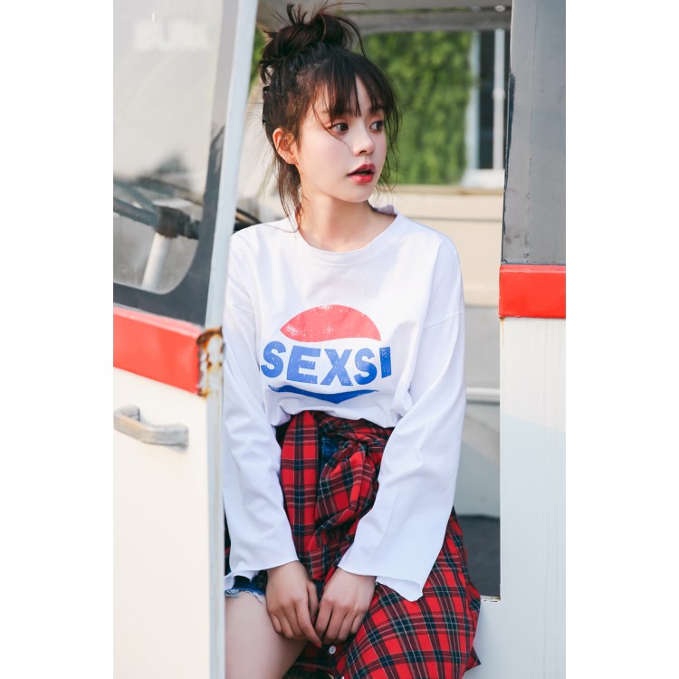 8936 Langarm-T-Shirt von guter Qualität-4