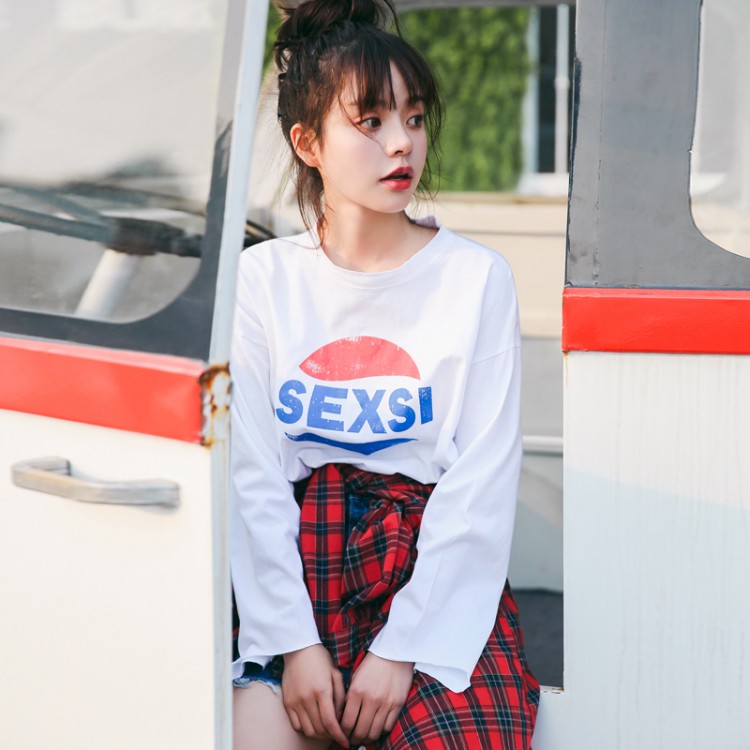 8936 Langarm-T-Shirt von guter Qualität-5