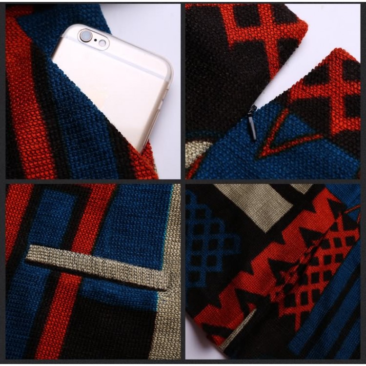 TE5782WJYY Europa Mode-Temperament Kleid mit unregelmäßigem Aufdruck-4