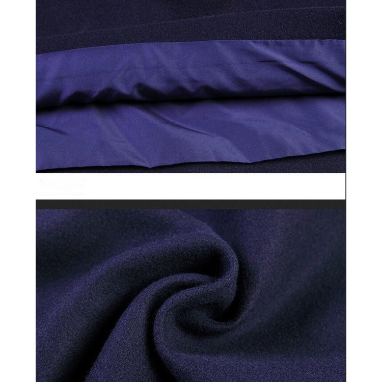 TE6512YZS Wollkleid mit Schleife und A-Linie im euramerikanischen Stil mit Hosenträgern-5