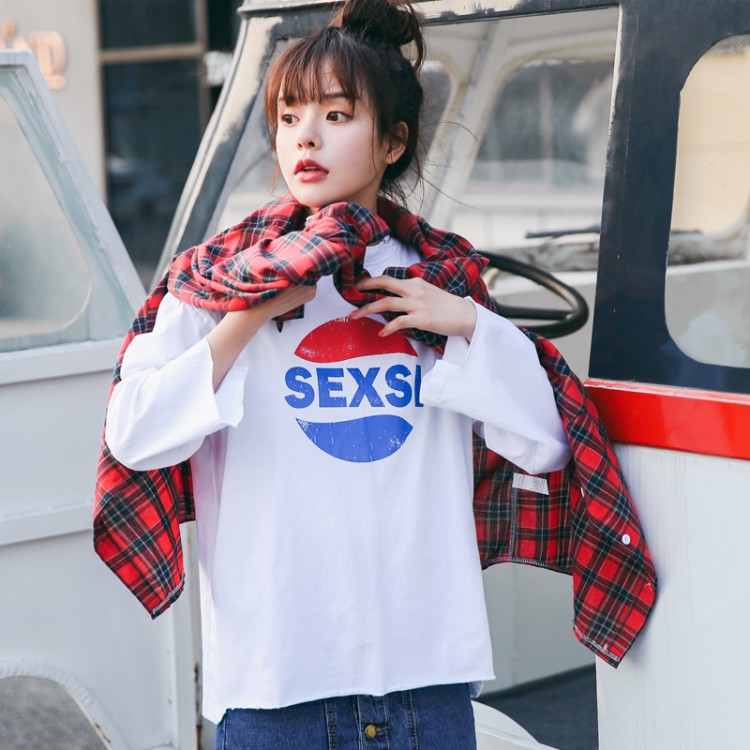 8936 Langarm-T-Shirt von guter Qualität-1